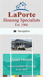Mobile Screenshot of laportehousing.com
